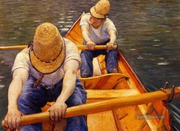  oars - Oarsmen Gustave Caillebotte